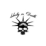 Liberty or Death - Black Sticker