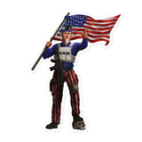 Uncle Sam Operator with Helmet - Sticker