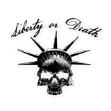 Liberty or Death - Black Sticker