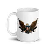 Patriot Force logo - White glossy mug