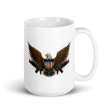 Patriot Force logo - White glossy mug