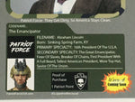 Abraham Lincoln Patriot Force Action Figure (WAVE 3)