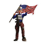 Uncle Sam Operator with Hat - Sticker